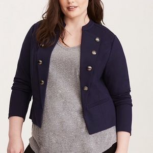 NWT - Torrid Ponte Military Jacket
